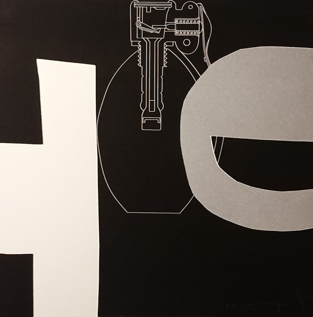 Magne Furuholmen etsning PP 25x25 cm signert