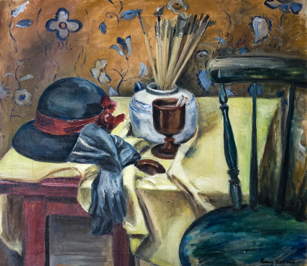 karen kaxrud stilleben oljemaleri 1931