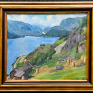 Erik Werenskiold landskapsmaleri fra Kviteseid