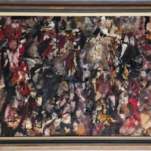 Unni Lund abstrakt oljemaleri