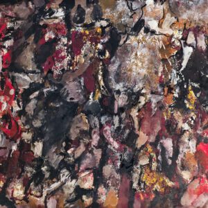 Unni Lund abstrakt oljemaleri