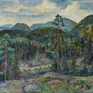 Signatur. Oljemaleri av hans hansen kolb.