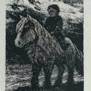 Olav Bjørgum litografi